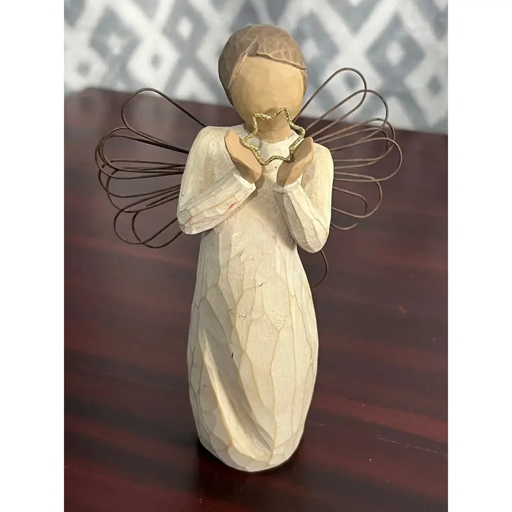 VTG Demdaco Willow Tree Figures Angel of Prayer Bright Star